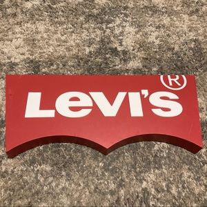 24x10 Levi’s retail sign.